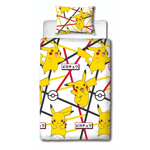 Pokemon Sengetøj - Pikachu - Reversible